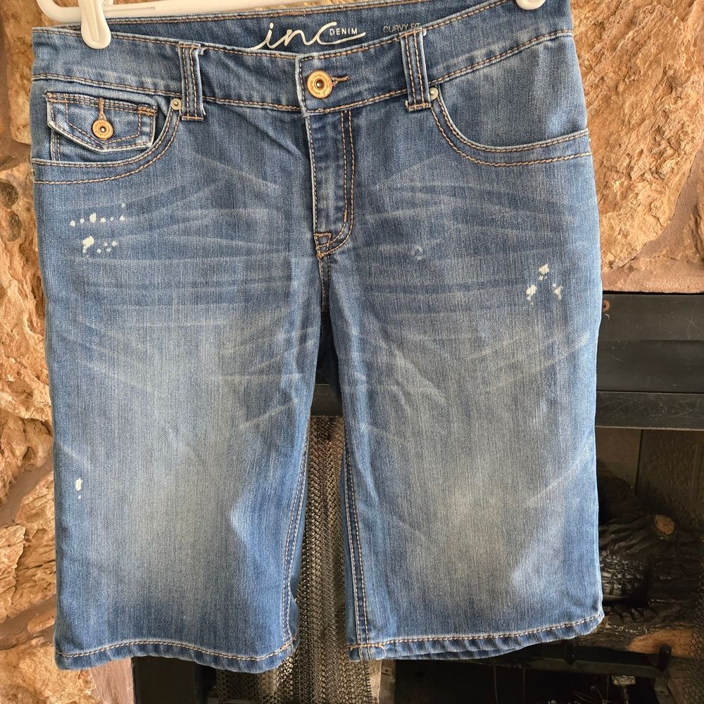Blue Denim Shorts